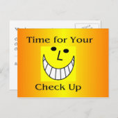 チェックアップのはがき ポストカード (正面/裏面)