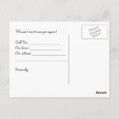 チェックアップのはがき ポストカード (裏面)