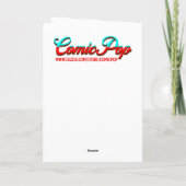 チェックイン中 | スピルトおもしろいコーヒー カード (裏面)