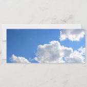 チェックイン完了!空の旅の記念日、雲と一緒にチケットを保存しよう セーブザデート (裏面)