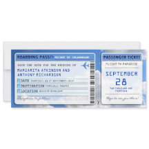 チェックイン完了！空の雲と記念日を刻んだチケットを保存