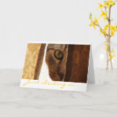 チェックイン。.. カード (黄色い花)