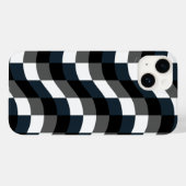 チェックエレガント済みコンテンポラリー Case-Mate iPhoneケース (裏面 (横))