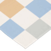 チェックカラフルパタ市松模様にーンのチェック テーブルクロス (アングル)