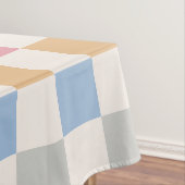 チェックカラフルパタ市松模様にーンのチェック テーブルクロス (インサイチュ)