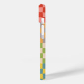 チェックカラフルパタ市松模様にーンのチェック Case-Mate iPhoneケース (裏面 / 左)