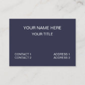 チェックカラフルボードのパターン 名刺 (裏面)