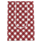 チェックス10 – ワイン – 抱き枕m ミディアムペーパーバッグ (裏面)