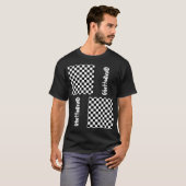 チェックデザインTシャツ Tシャツ (正面フル)