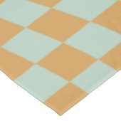 チェックパターンミント波状チェッカーボー市松模様にド テーブルクロス (アングル)