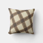 チェックパターン枕 クッション (正面)