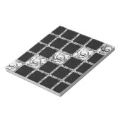 チェックパターン ノートパッド (回転)