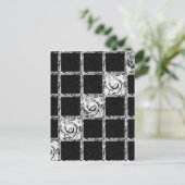 チェックパターン ポストカード (スタンド正面)