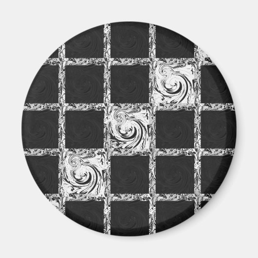 チェックパターン マグネット (正面)