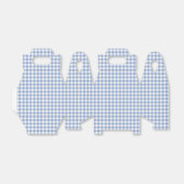 チェックブルージンガムクラシックのパターン フェイバーボックス (折り畳みなし)