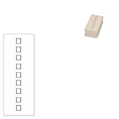 チェックボックススターズ箇条書きジャーナル ラバースタンプ (押印)