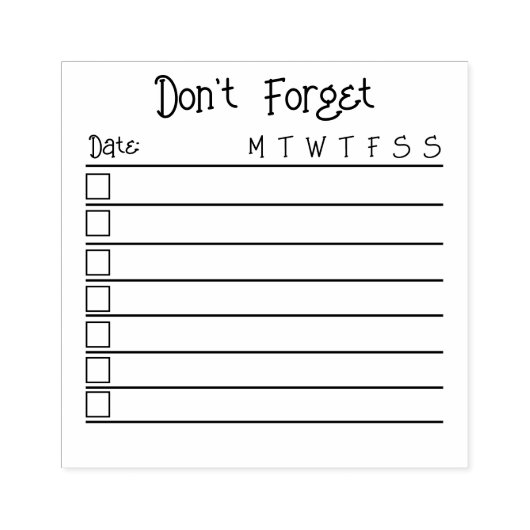 チェックボックスチェックリストの箇条書き仕訳帳を実行するリスト ラバースタンプ (インプリント)