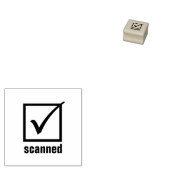 チェックボックスラバースタンプ – スキャン –  ラバースタンプ (押印)