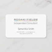 チェックボックス付きの独立コンサルタントビズカード 名刺 (正面)