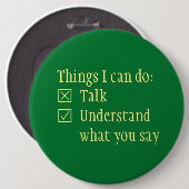 チェックボックス理解ボタン 缶バッジ (正面&裏面)