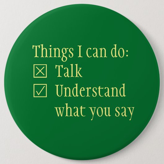 チェックボックス理解ボタン 缶バッジ (正面)