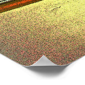 チェックポイント・チャーリー、コクストラベ、黄色とオレンジ ポスター (角)