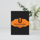 チェックポイントCharlie、Kochstrabe、UBahn、Orange、Blk ポストカード (スタンド正面)