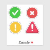 チェックマークシール シール (シート)