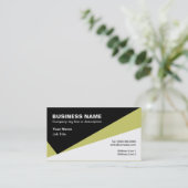 チェックマークデザインプロフェッショナル名刺 名刺 (スタンド正面)