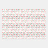 チェックマーク付きナイスラッピング紙シート ラッピングペーパーシート (正面)