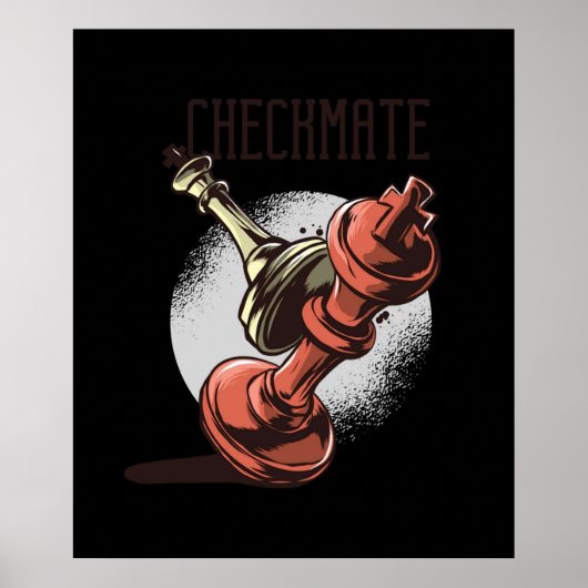 チェックメイトチェスのマスターボードゲーム戦略 ポスター (正面)