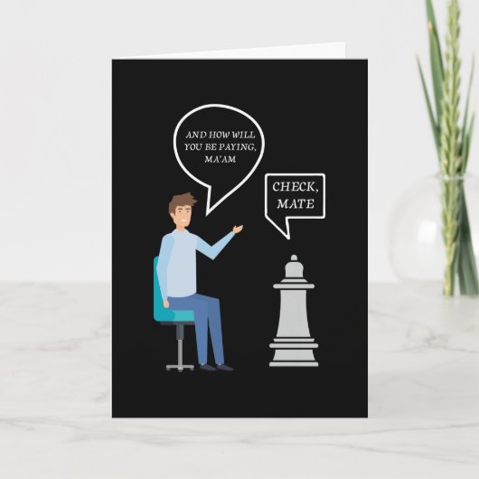 チェックメイト クイーン カード (正面)