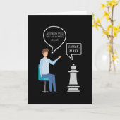 チェックメイト クイーン カード (黄色い花)