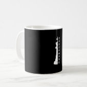 チェックメイト コーヒーマグカップ (正面左)