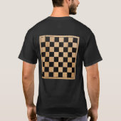 チェックメイト、チェスプレーヤー Tシャツ (裏面)