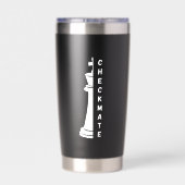 チェックメイト 保温保冷タンブラー (背面)