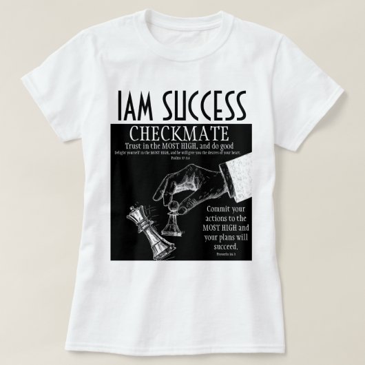 チェックメイト Tシャツ (デザイン正面)
