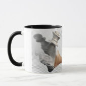 チェックメートのマグ マグカップ (左)