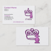 チェックメートの名刺 名刺 (正面/裏面)