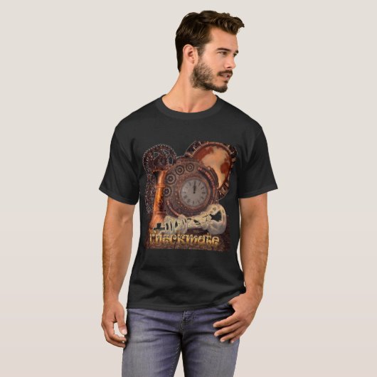 チェックメートのSteampunkのティー Tシャツ (正面フル)