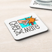 チェックメート! 駒(聡明なボードゲーム) コースター (左側)