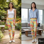 チェックメ鮮やかイトレギンス レギンス