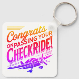 チェックライドを通過するおめでとう! keychain キーホルダー