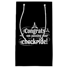 チェックライド合格おめでとうございます！ スモールペーパーバッグ