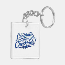 チェックライド合格おめでとう！ キーホルダー