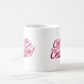 チェックライド合格おめでとう! コーヒーマグカップ (中央)