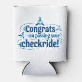 チェックライド合格おめでとう！ 缶クーラー (正面)