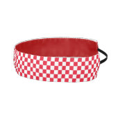 チェックラシックカーボードダービージョッキーシルクスファッション アスレチックヘッドバンド (右)