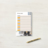 チェックリストの法則 ポストイット (デスク上)