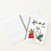 チェックリストを確認しようパーソナライズされた ノートブック (内部)